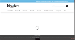 Desktop Screenshot of lanzarotebiosfera.org