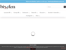 Tablet Screenshot of lanzarotebiosfera.org